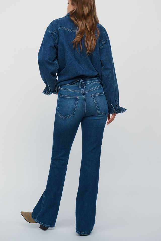 Good American Soft Tech Good Classic High Rise Bootcut Jeans #4