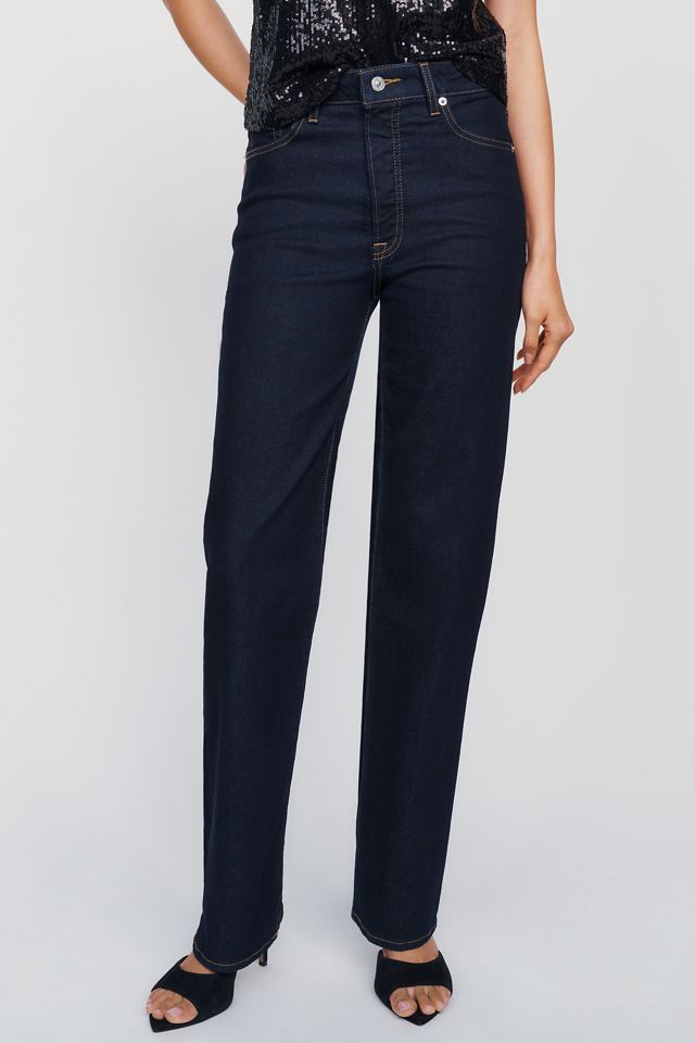 Good American Good True High Rise Straight Leg Jeans #2