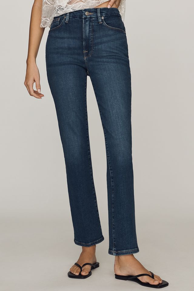 Good American Good Legs Mid Rise Straight Leg Jeans #2