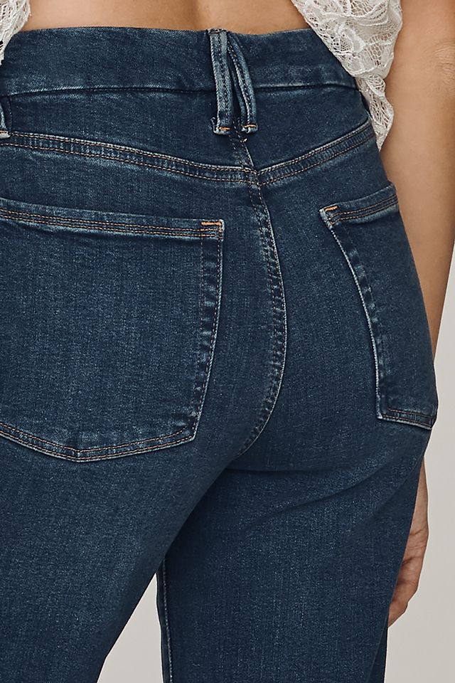 Good American Good Legs Mid Rise Straight Leg Jeans #3