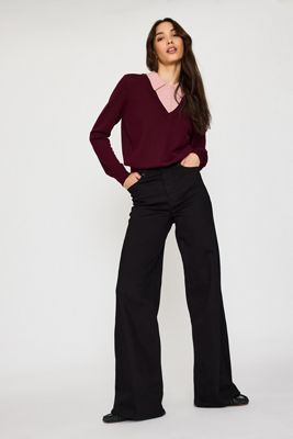 Good American Good Waist Palazzo Jeans