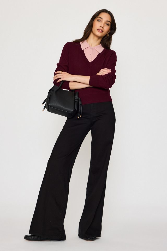 Good American Good Waist Palazzo Jeans #3