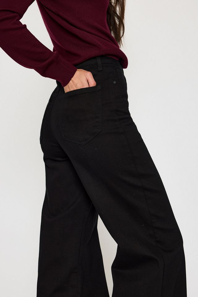 Good American Good Waist Palazzo Jeans #4