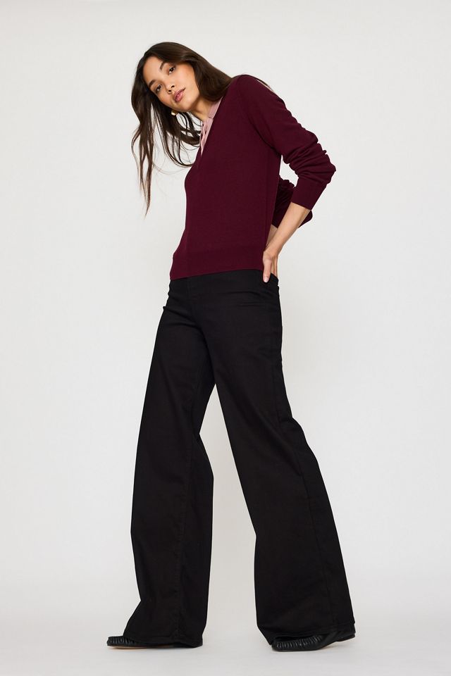 Good American Good Waist Palazzo Jeans #1