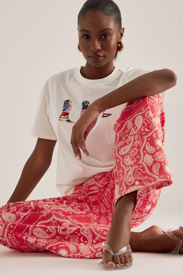 Jeans con Stampa Bandana Never Fully Dressed #2
