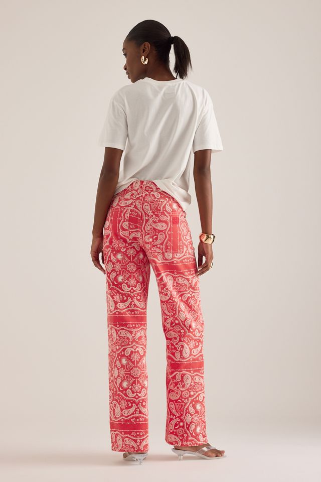 Jeans con Stampa Bandana Never Fully Dressed #1