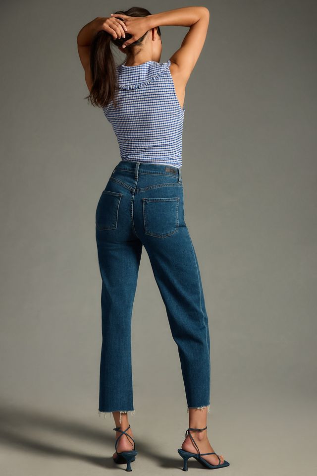 Le Jean Amelia High-Rise Crop Straight-Leg Jeans #2