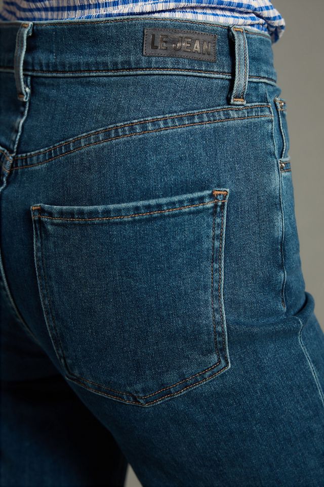 Le Jean Amelia High-Rise Crop Straight-Leg Jeans #4