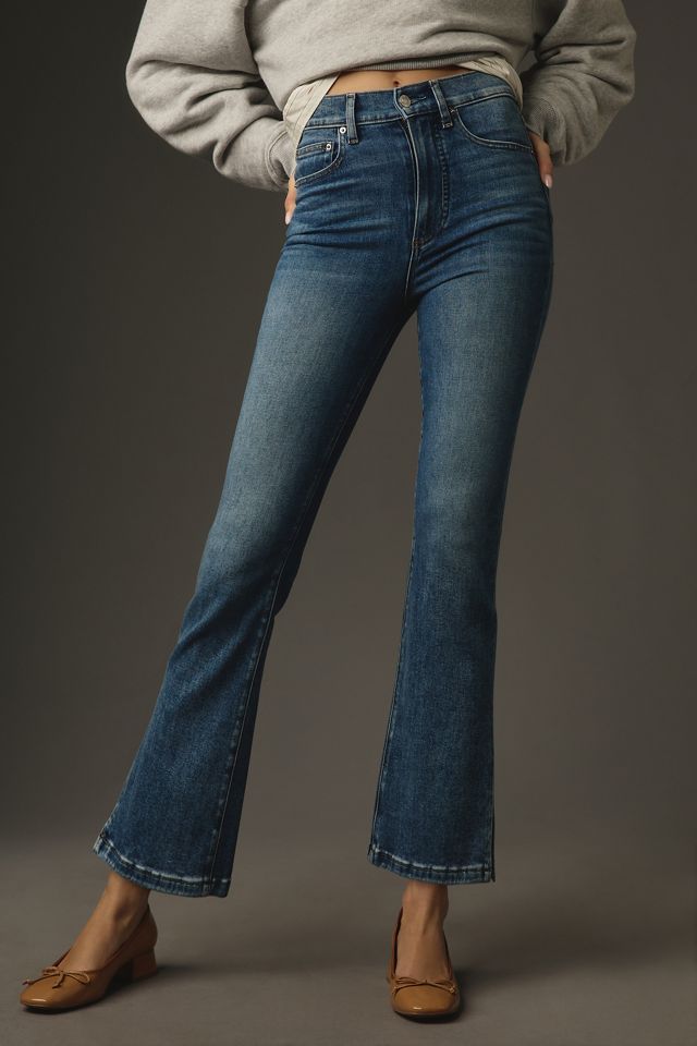 Le Jean Stella High-Rise Crop Flare Jeans #1
