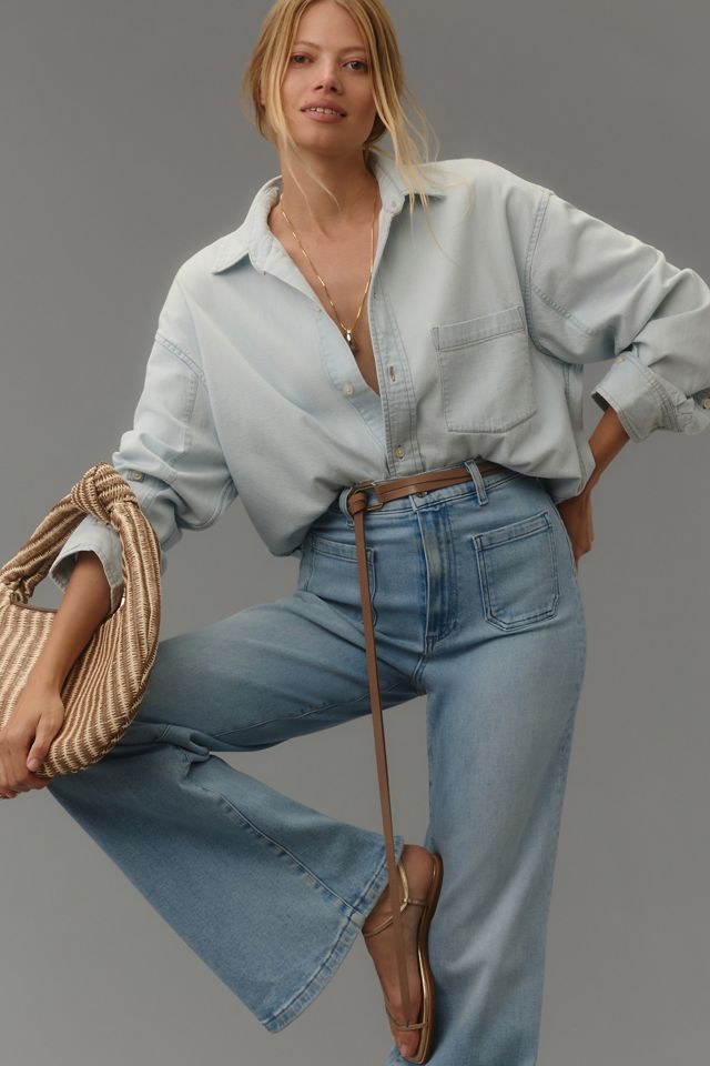 Le Jean Virginia High-Rise Wide-Leg Jeans #3