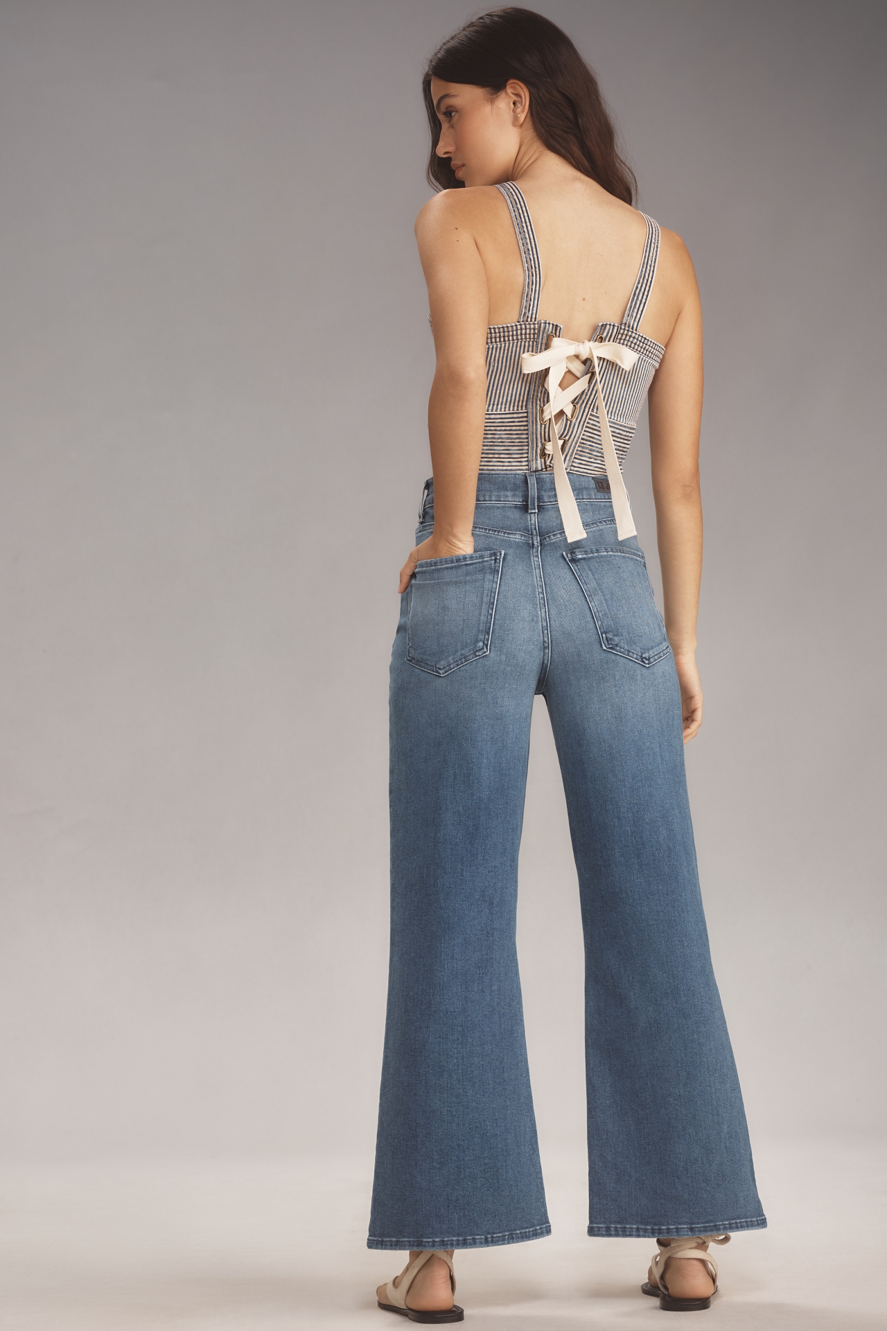 Le Jean Virginia High-Rise Wide-Leg Jeans