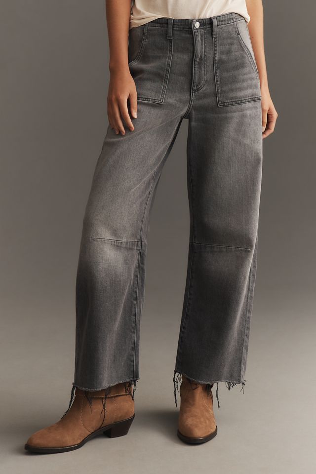 Le Jean Utility Low-Slung Barrel Jeans #1