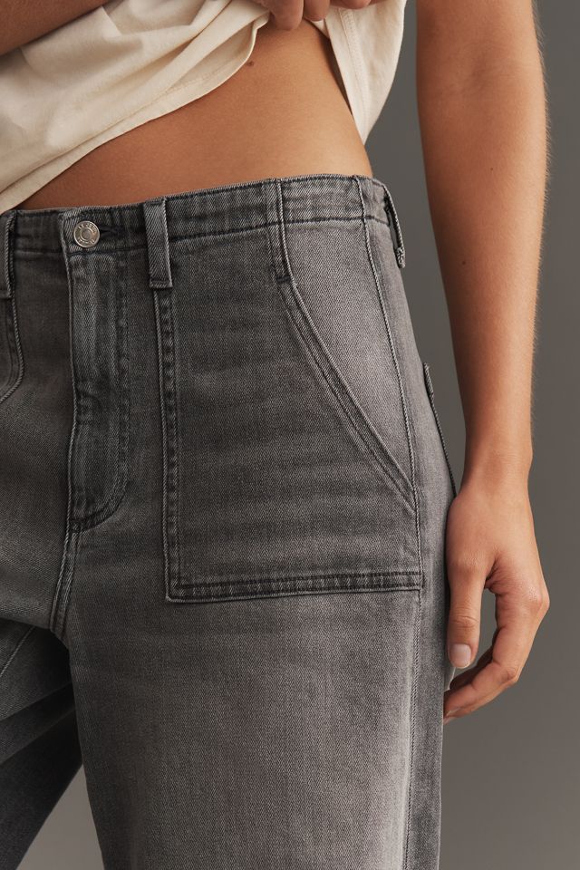 Le Jean Utility Low-Slung Barrel Jeans #4