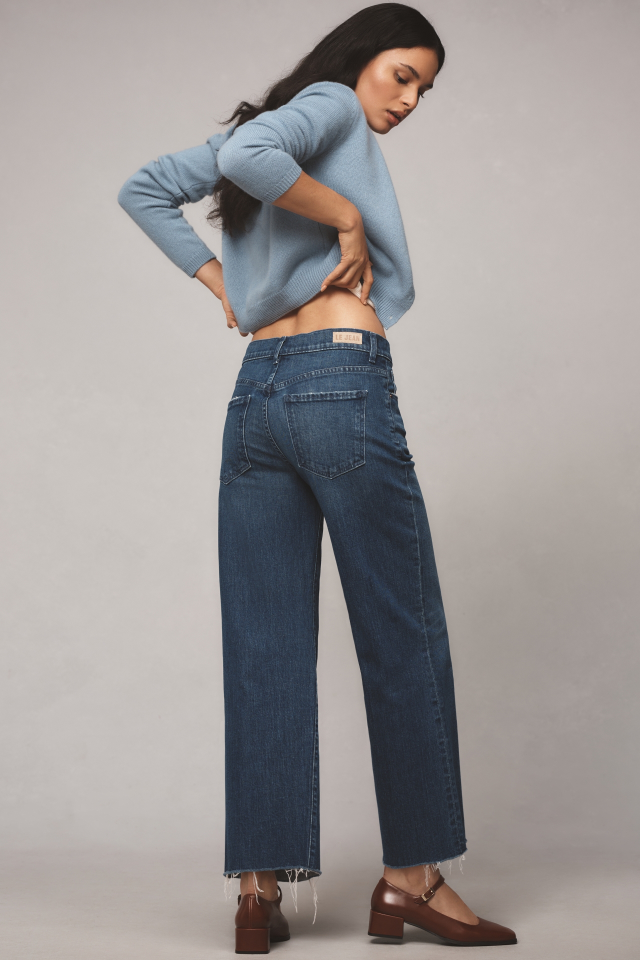 Le Jean Weekend Low-Slung Flare Jeans