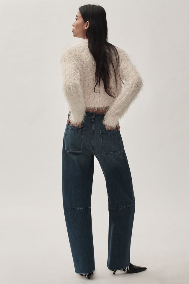 LE JEAN Utility Soft Barrel Mid-Rise Jeans #2