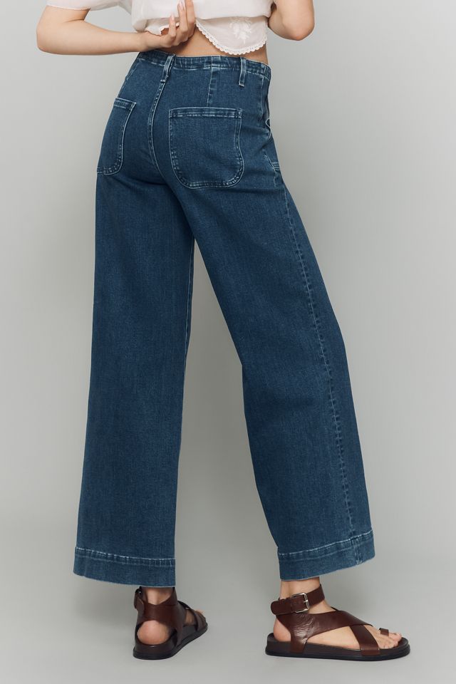 LE JEAN Utility Trouser High-Rise Wide-Leg Jeans #3