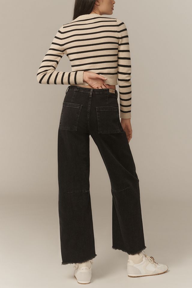 LE JEAN Utility Soft Barrel Mid-Rise Jeans #2