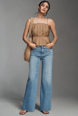 Alexa Mid-Rise Wide-Leg Jeans