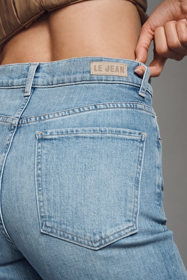 LE JEAN Alexa Mid-Rise Wide-Leg Jeans #3