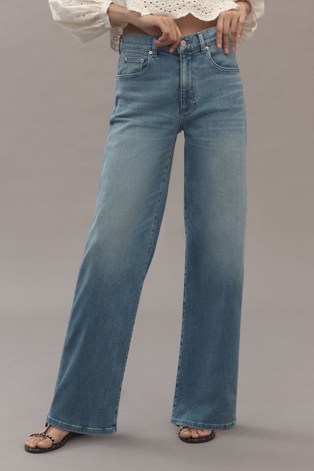 LE JEAN Column High-Rise Wide-Leg Jeans #1