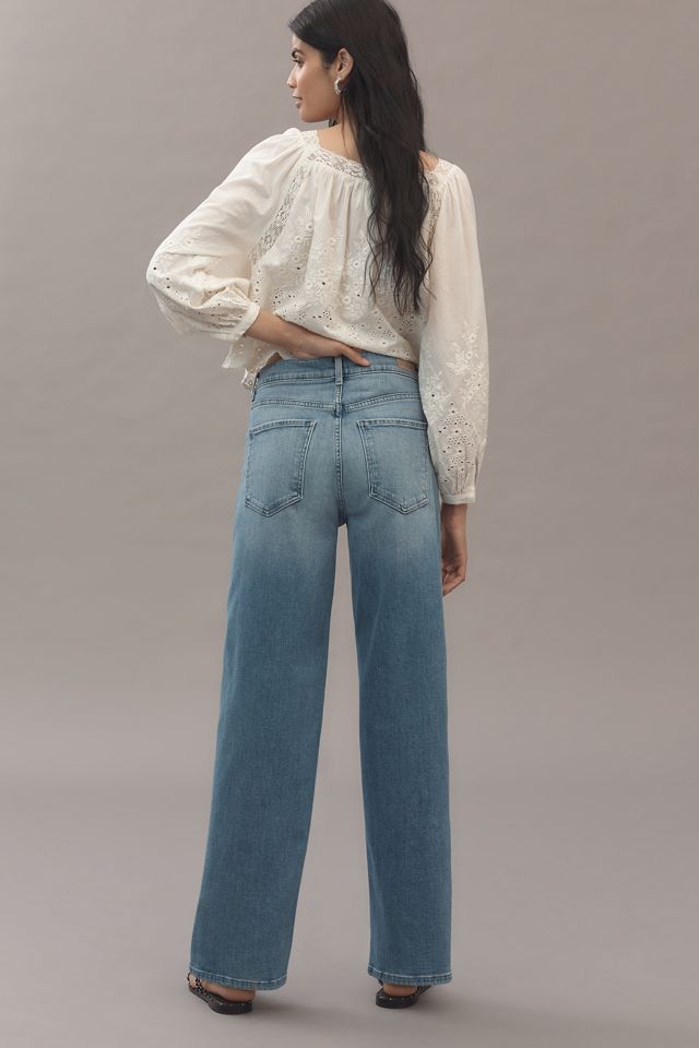 LE JEAN Column High-Rise Wide-Leg Jeans #2