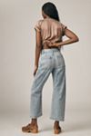 LE JEAN Frankie Studded Mid-Rise Barrel Jeans
