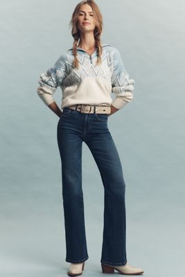 LE JEAN Baby Bootcut High-Rise Jeans