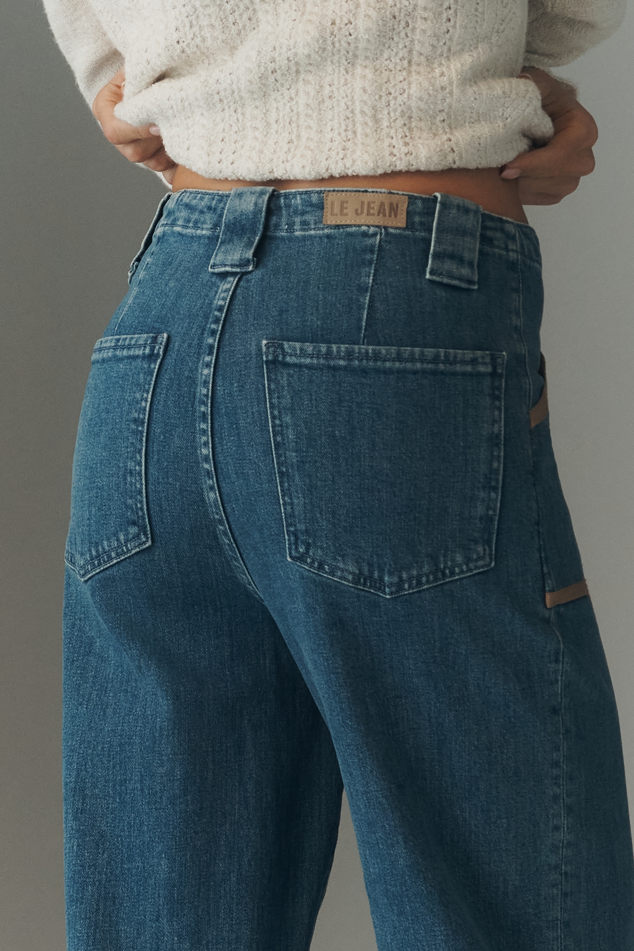 LE JEAN Joni High-Rise Flare Jeans