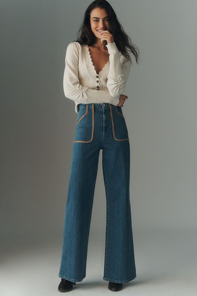 LE JEAN Joni High-Rise Flare Jeans #1