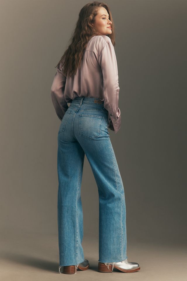 LE JEAN Column High Rise Wide Leg Jeans #3