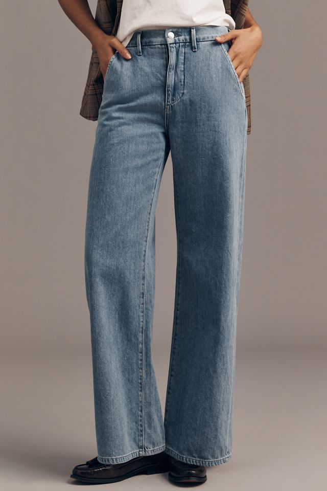 LE JEAN Sydney High-Rise Wide-Leg Trouser Jeans #1
