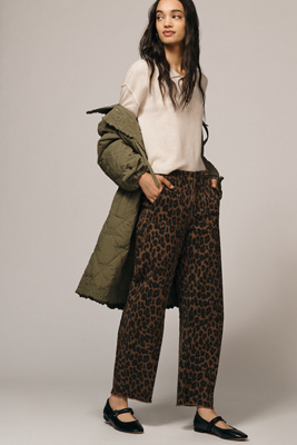 Le Jean Utility Mid-rise Soft Barrel Jeans In Multi