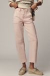 LE JEAN Utility Soft Mid-Rise Barrel Jeans