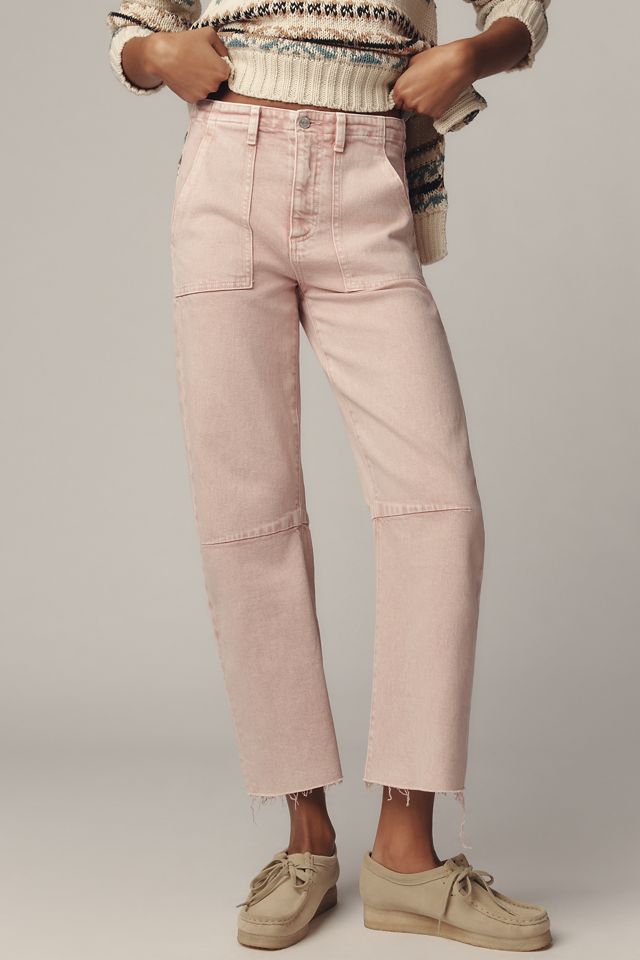 LE JEAN Utility Soft Mid-Rise Barrel Jeans #1
