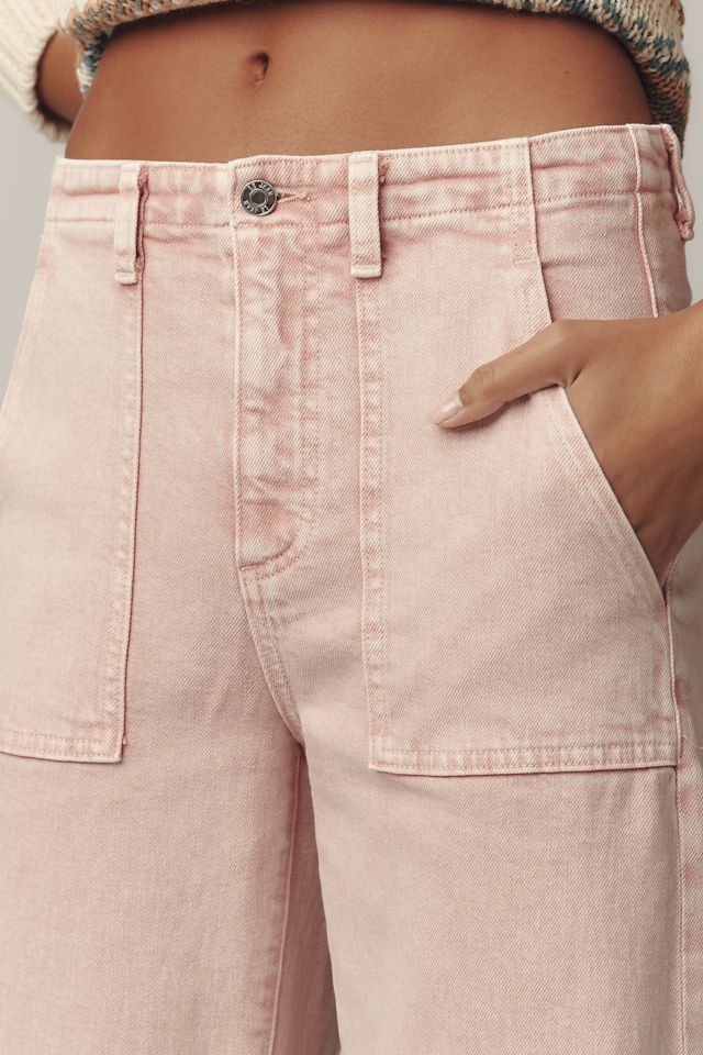 LE JEAN Utility Soft Mid-Rise Barrel Jeans #3