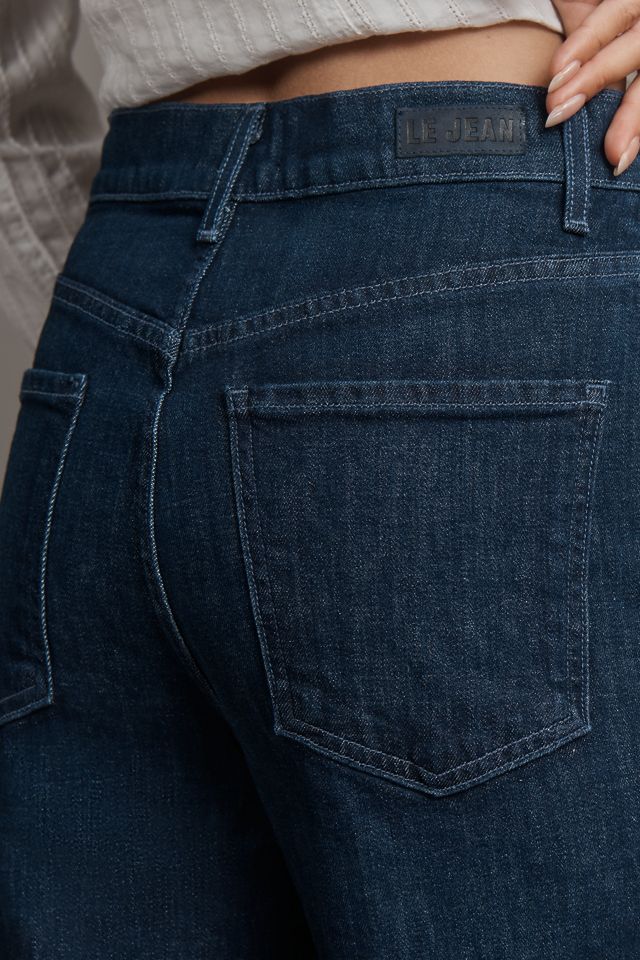 LE JEAN Column High-Rise Wide-Leg Jeans #3