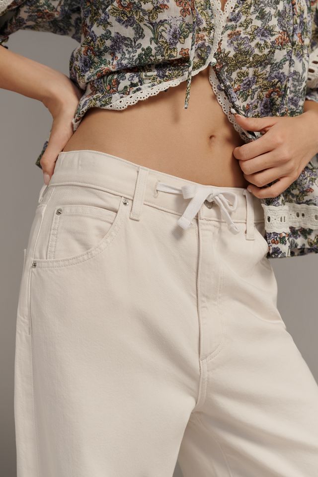 LE JEAN Luna High-Rise Relaxed Wide-Leg Tie-Waist Jeans #2