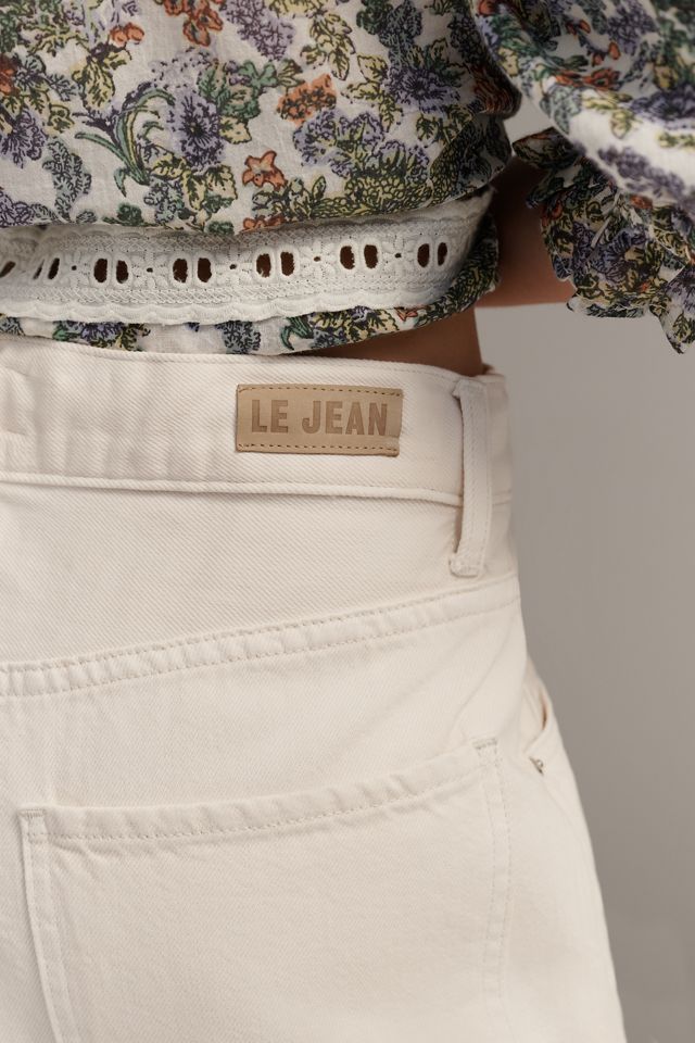 LE JEAN Luna High-Rise Relaxed Wide-Leg Tie-Waist Jeans #4