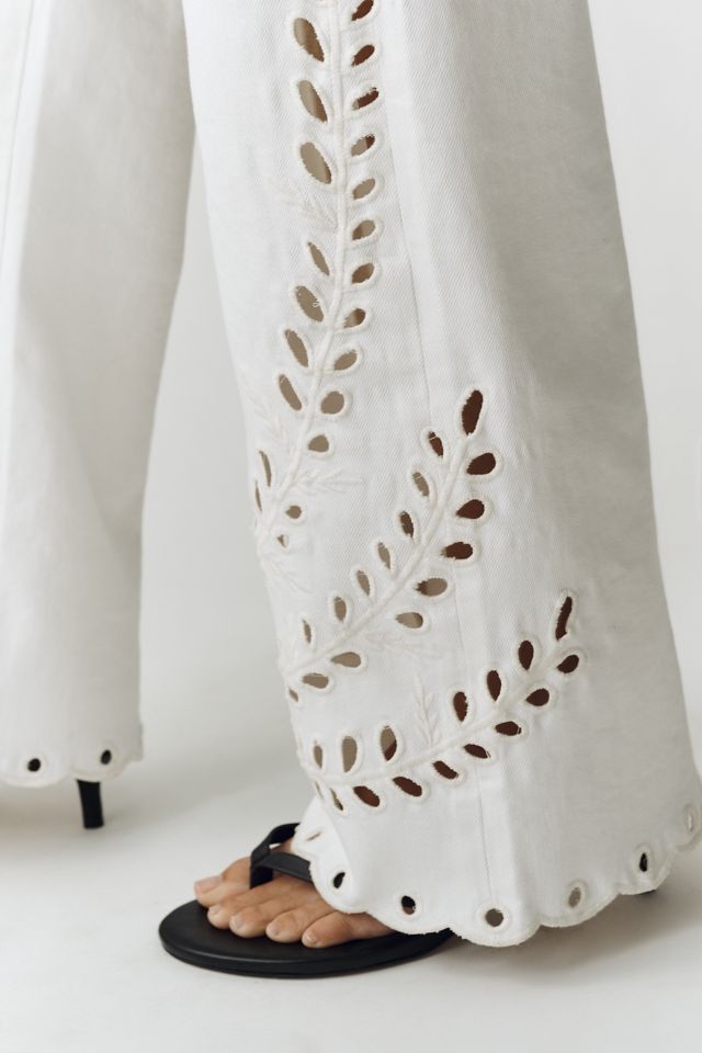 LE JEAN Column High Rise Wide Leg Jeans #3