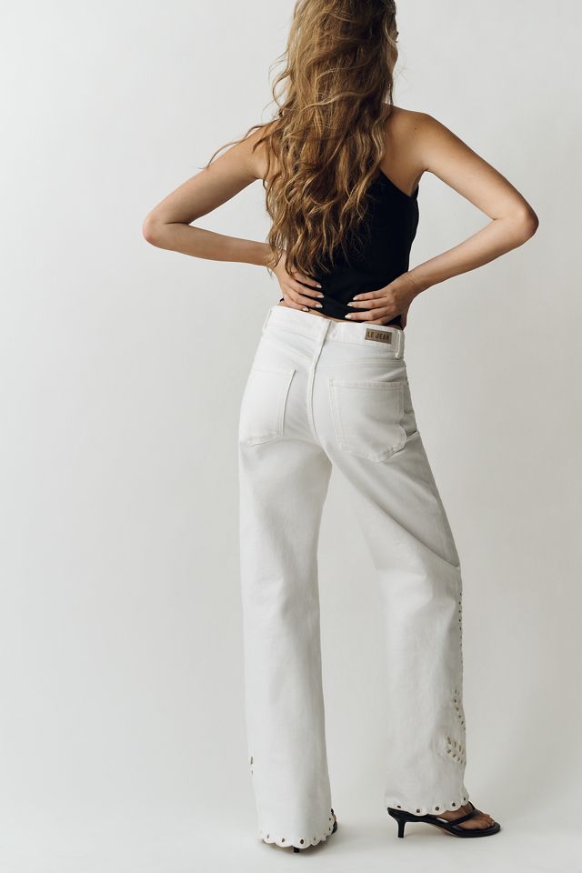 LE JEAN Column High Rise Wide Leg Jeans #4