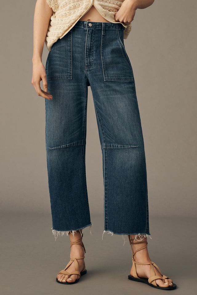 LE JEAN Petite Utility Barrel Pants #1