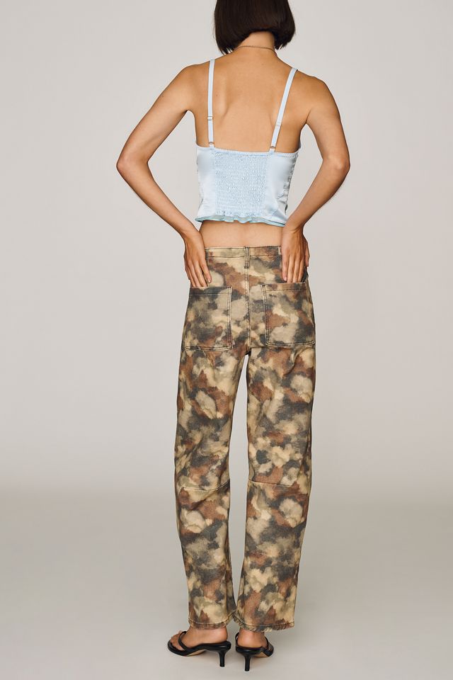 LE JEAN Utility Mid-Rise Soft Barrel Jeans #3