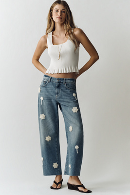 LE JEAN Nomad Mid-Rise Tapered Jeans | Anthropologie