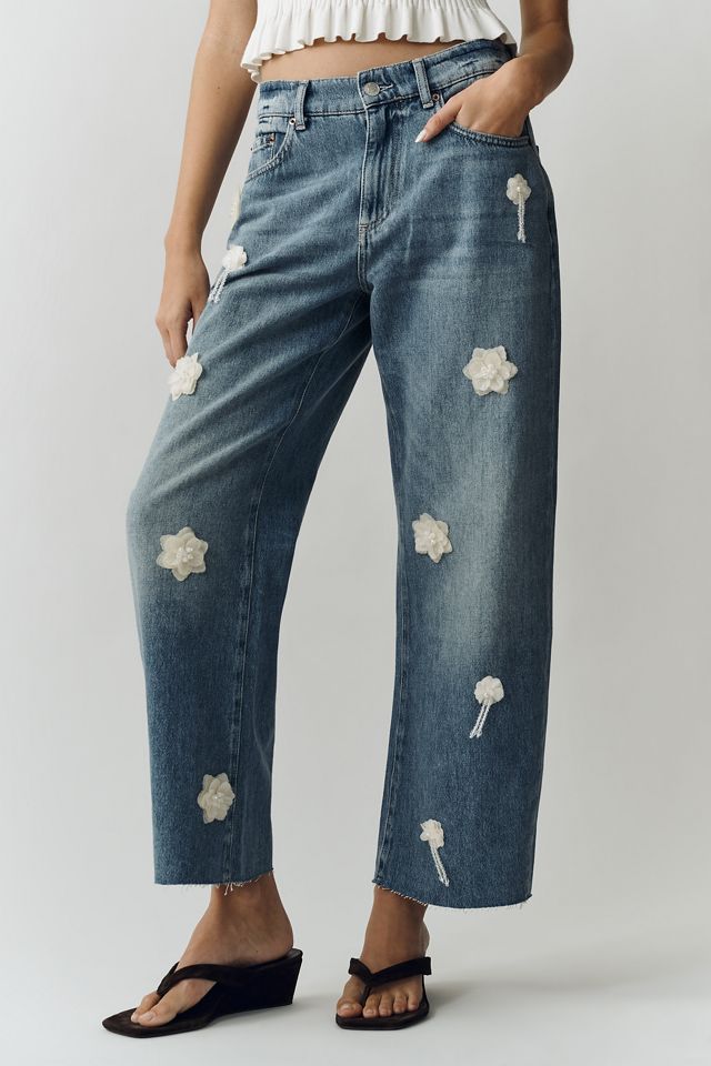 LE JEAN Nomad Mid-Rise Tapered Jeans | Anthropologie