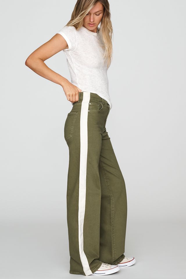 LE JEAN Column Track High-Rise Wide-Leg Jeans #2
