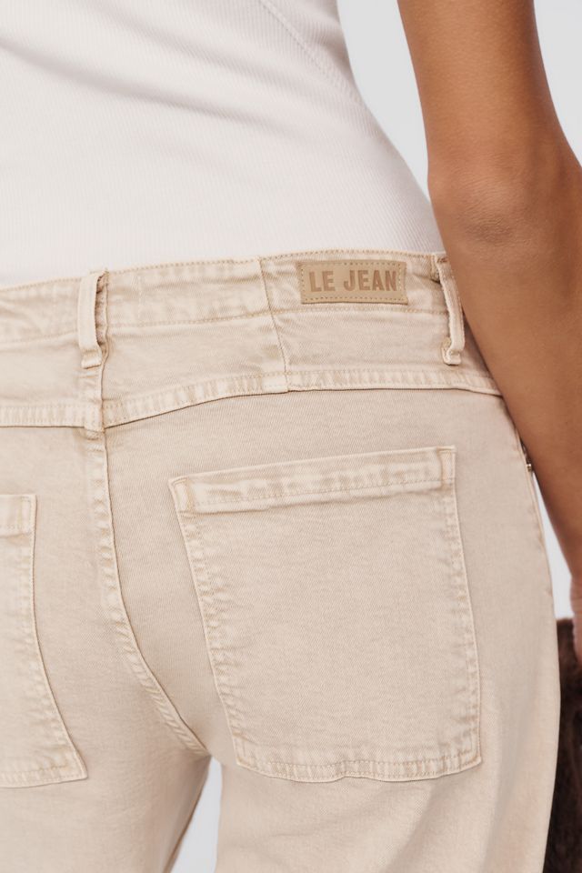 LE JEAN Selena Long Mid-Rise Tapered Jeans #4