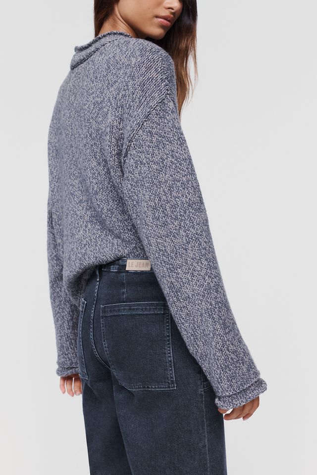 LE JEAN Utility High-Rise Barrel-Leg Jeans #4