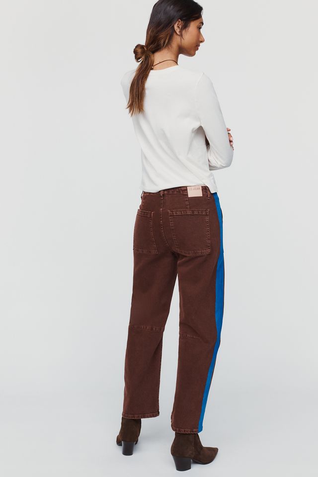 LE JEAN Track Utility Mid-Rise Tapered Jeans #2