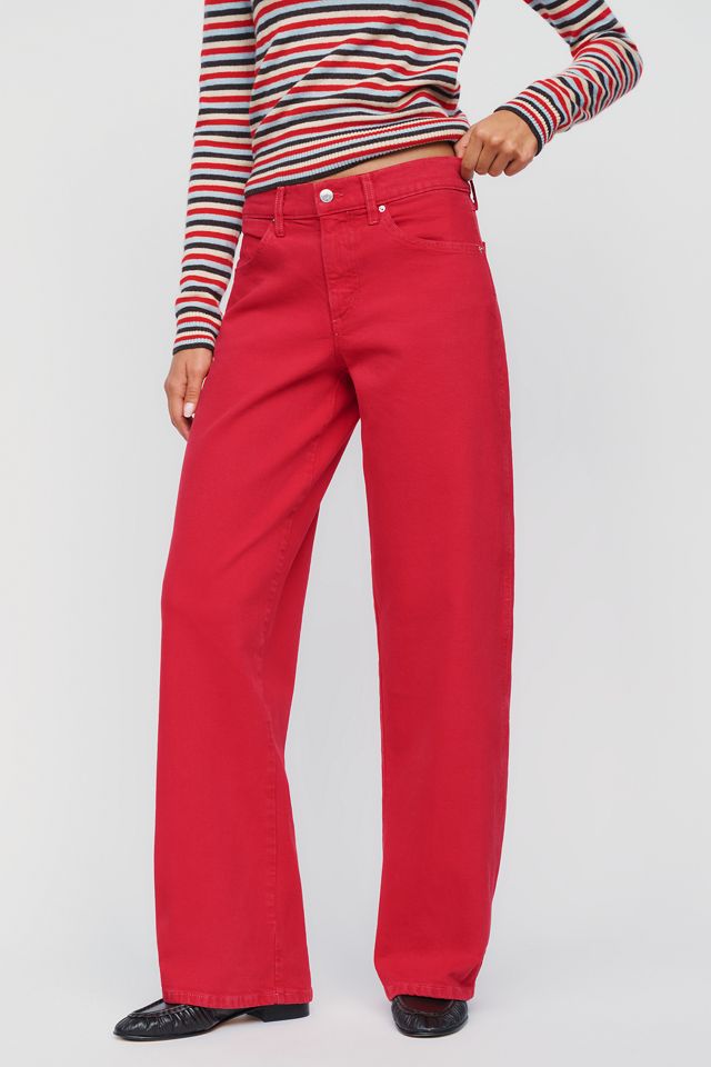LE JEAN Cowboy Curve Mid Rise Barrel Jeans #1