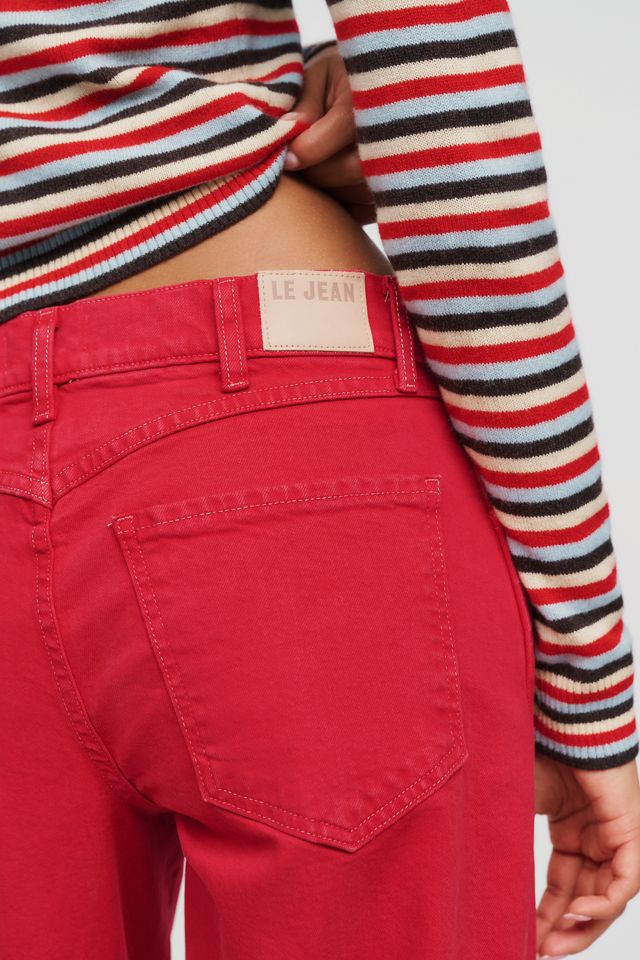 LE JEAN Cowboy Curve Mid Rise Barrel Jeans #3